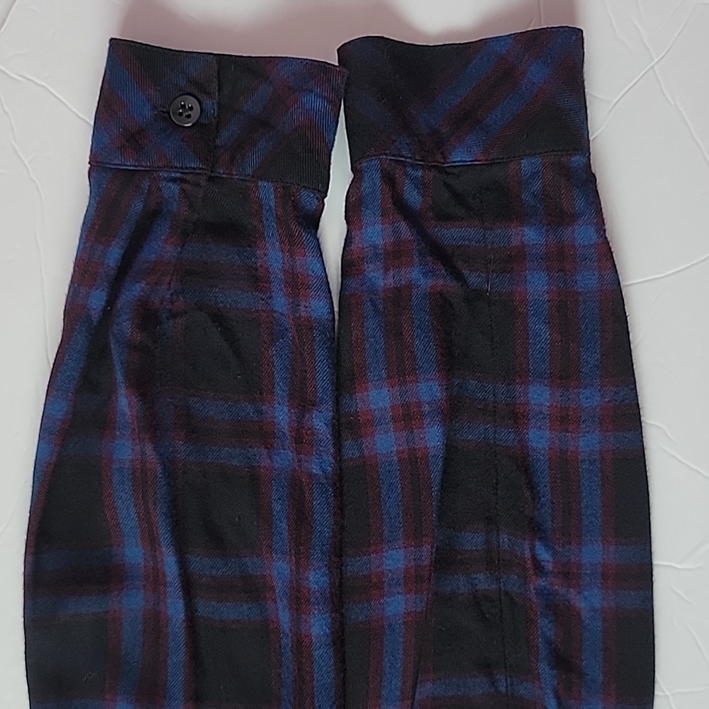 CABI Moody Plaid Button Up Flowy Peplum Tunic Shirt/M. - Picture 7 of 12